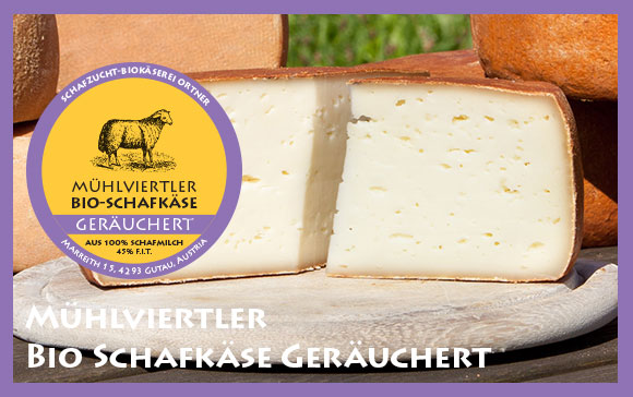 BIO Schafkäse Geräuchert